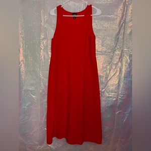 Eileen Fisher Red Tank Dress size Small.